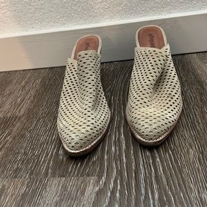 Tan mules Jeffrey Campbell